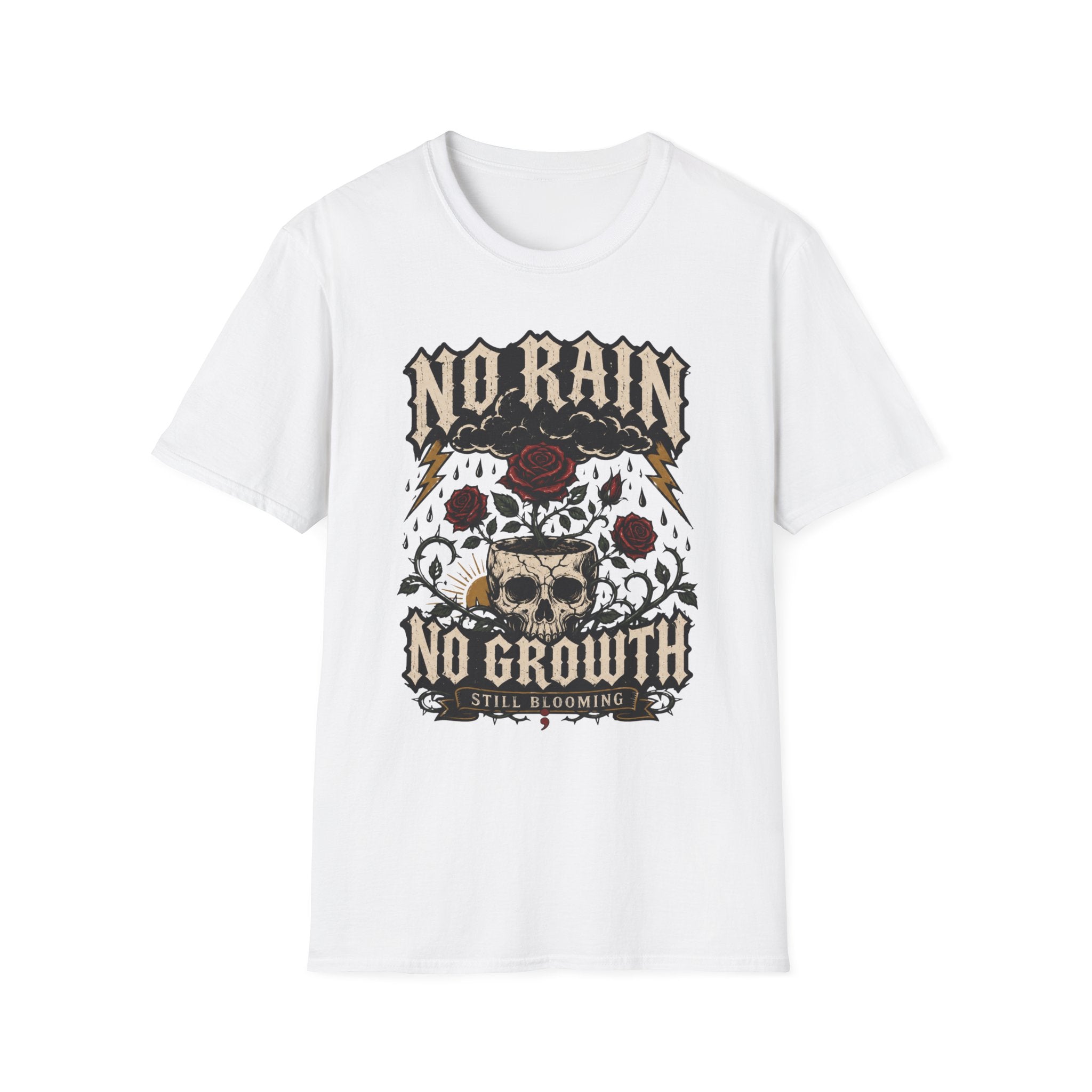 No Rain No Growth Dark T-Shirt