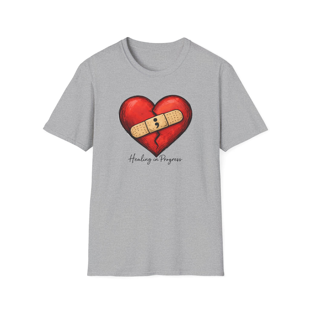 Healing In Progress Heart T-Shirt