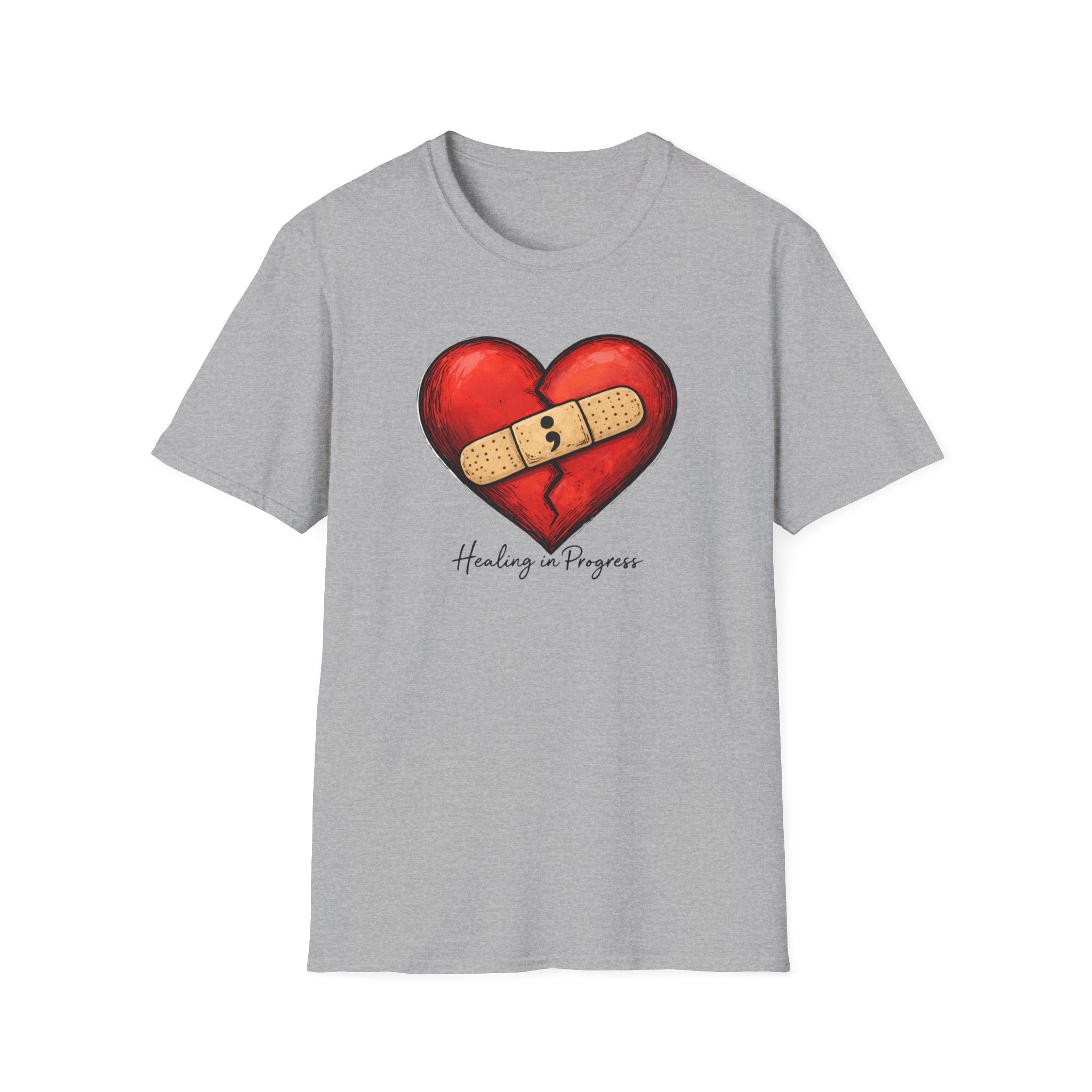 Healing In Progress Heart T-Shirt