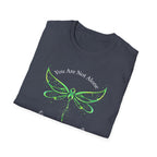 You're Not Alone Dragonfly Dark T-Shirt