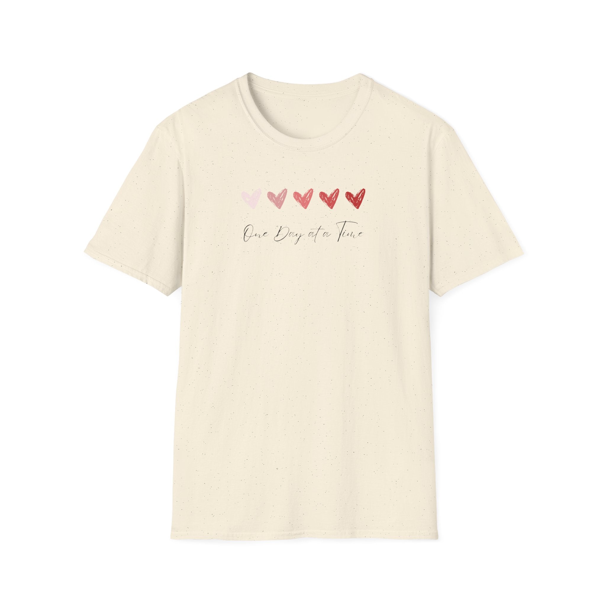 One Day At A Time Hearts T-Shirt