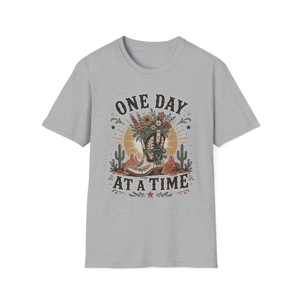 One Day At A Time Western T-Shirt