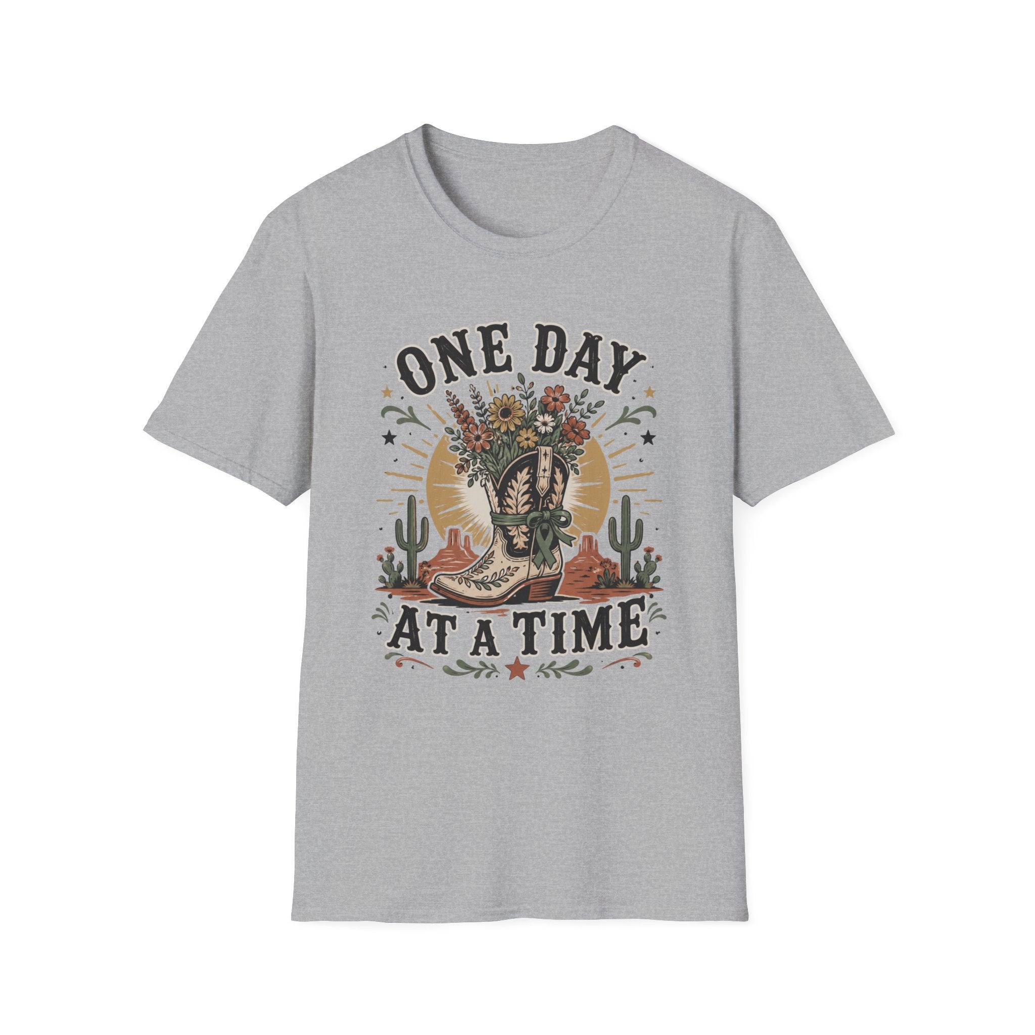 One Day At A Time Western T-Shirt