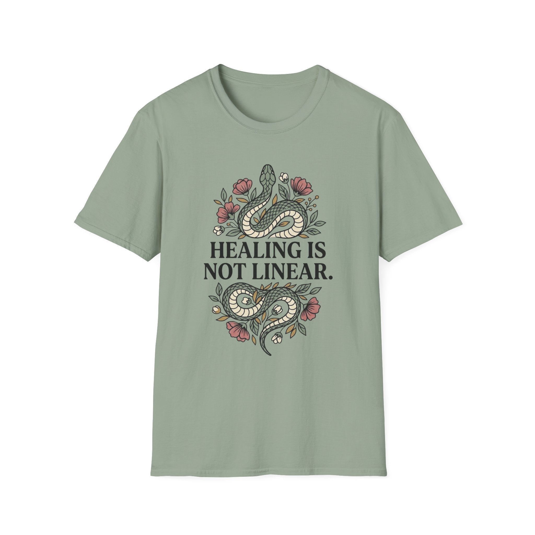 Healing Is Not Linear Snake T-Shirt