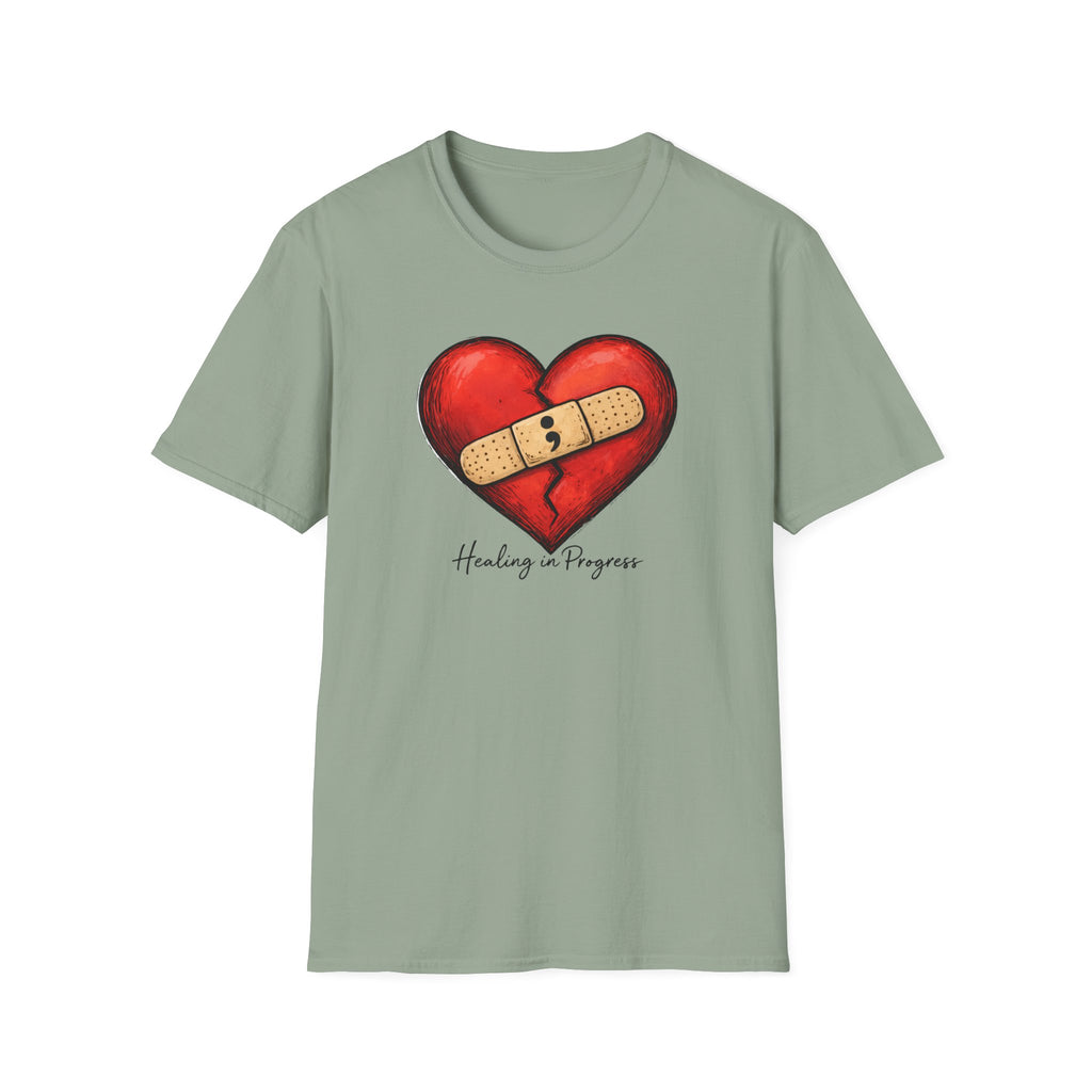 Healing In Progress Heart T-Shirt