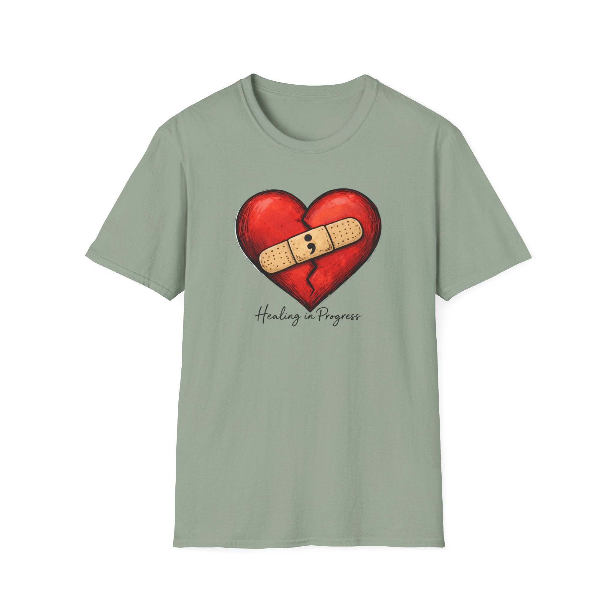 Healing In Progress Heart T-Shirt