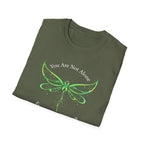 You're Not Alone Dragonfly Dark T-Shirt