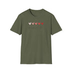 One Day At A Time Hearts T-Shirt