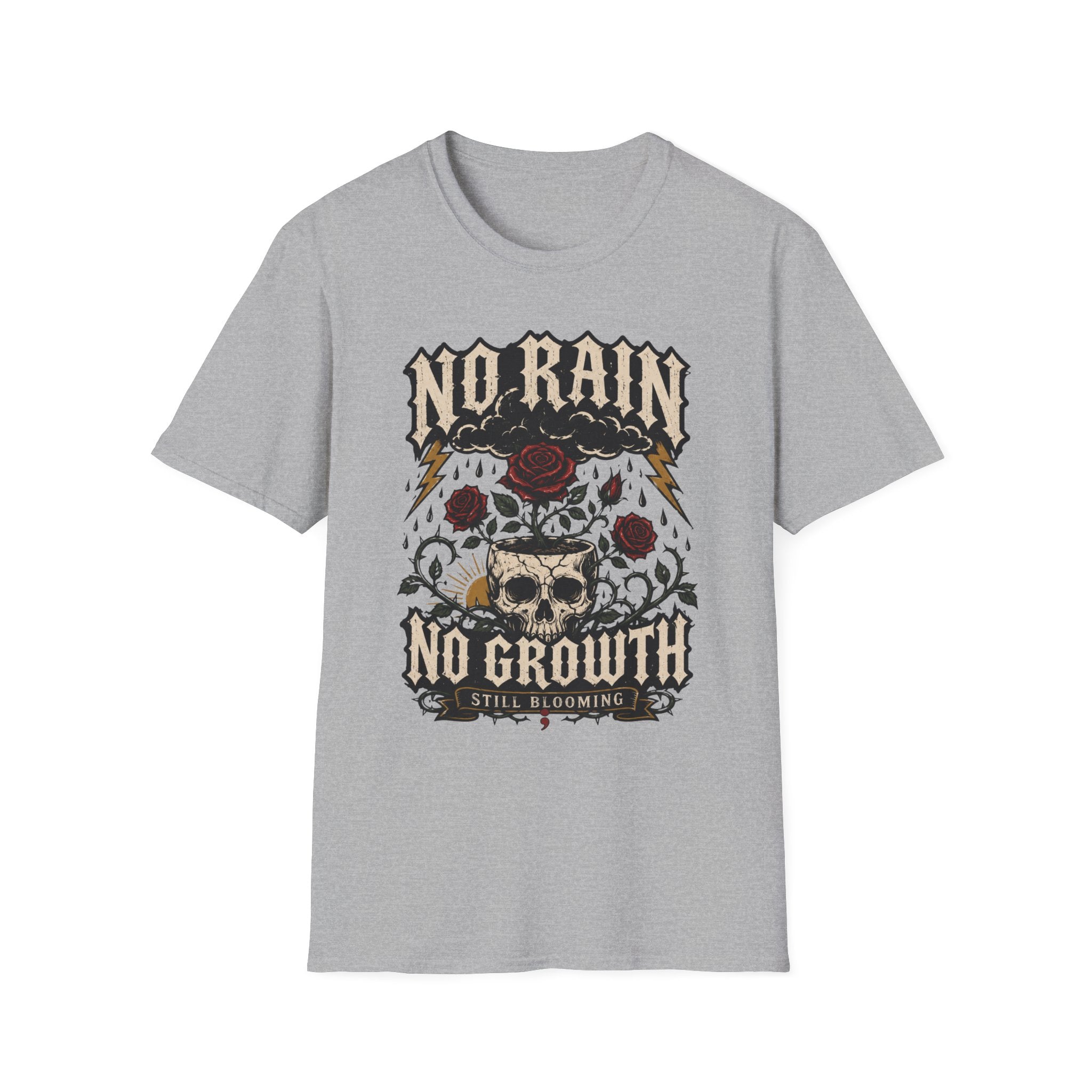 No Rain No Growth Dark T-Shirt