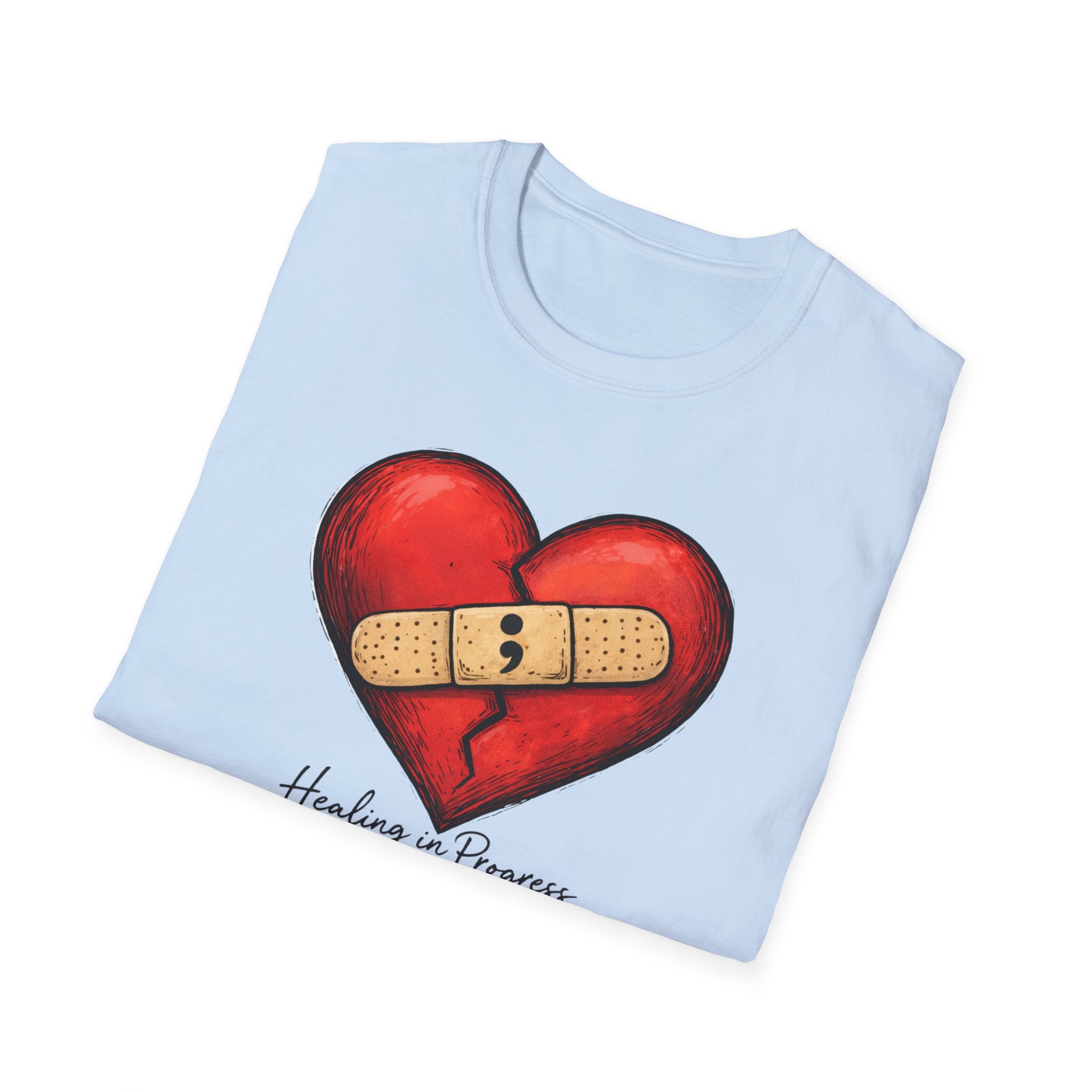 Healing In Progress Heart T-Shirt
