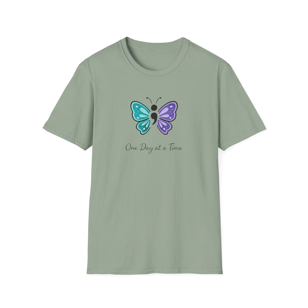 One Day At A Time Butterfly T-Shirt