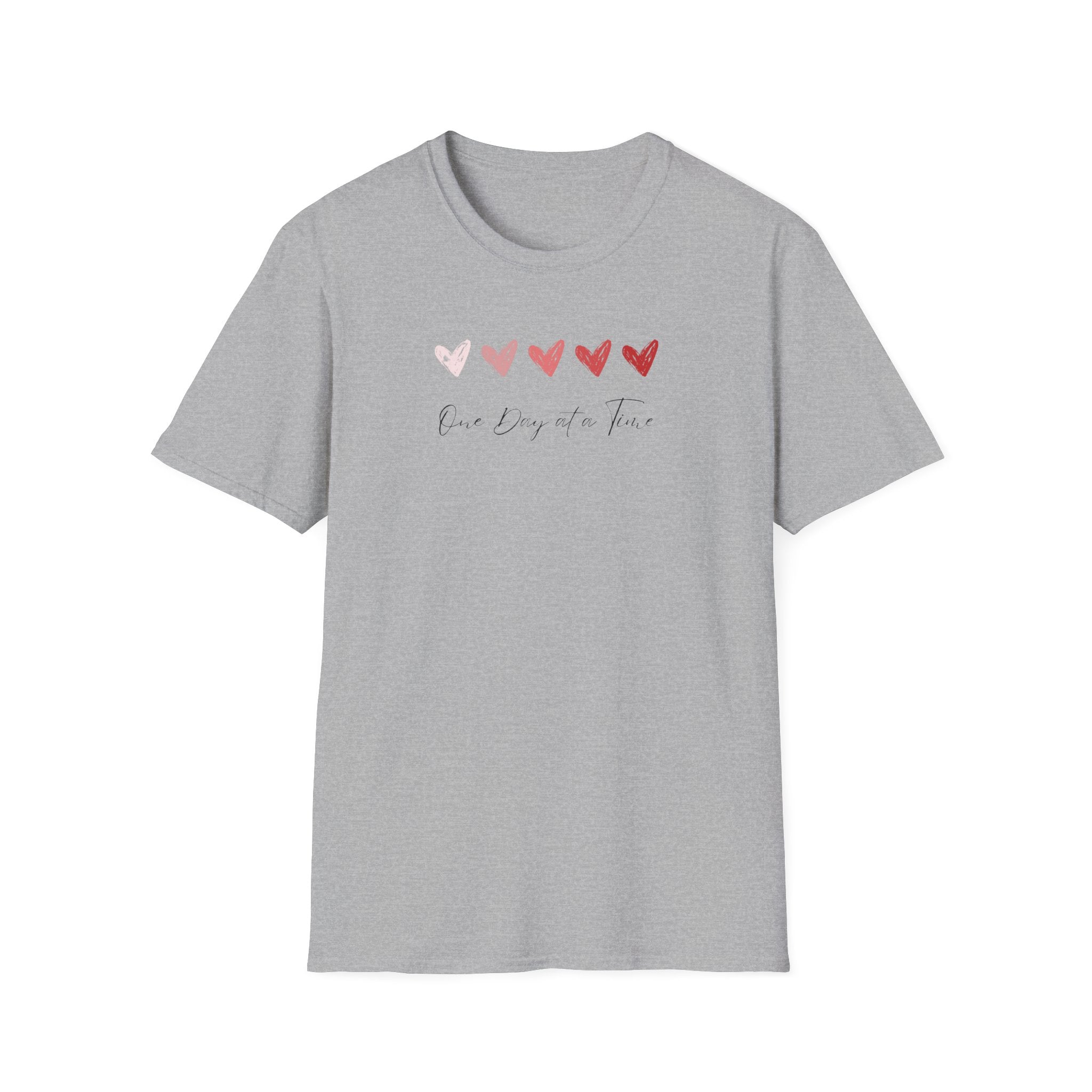One Day At A Time Hearts T-Shirt
