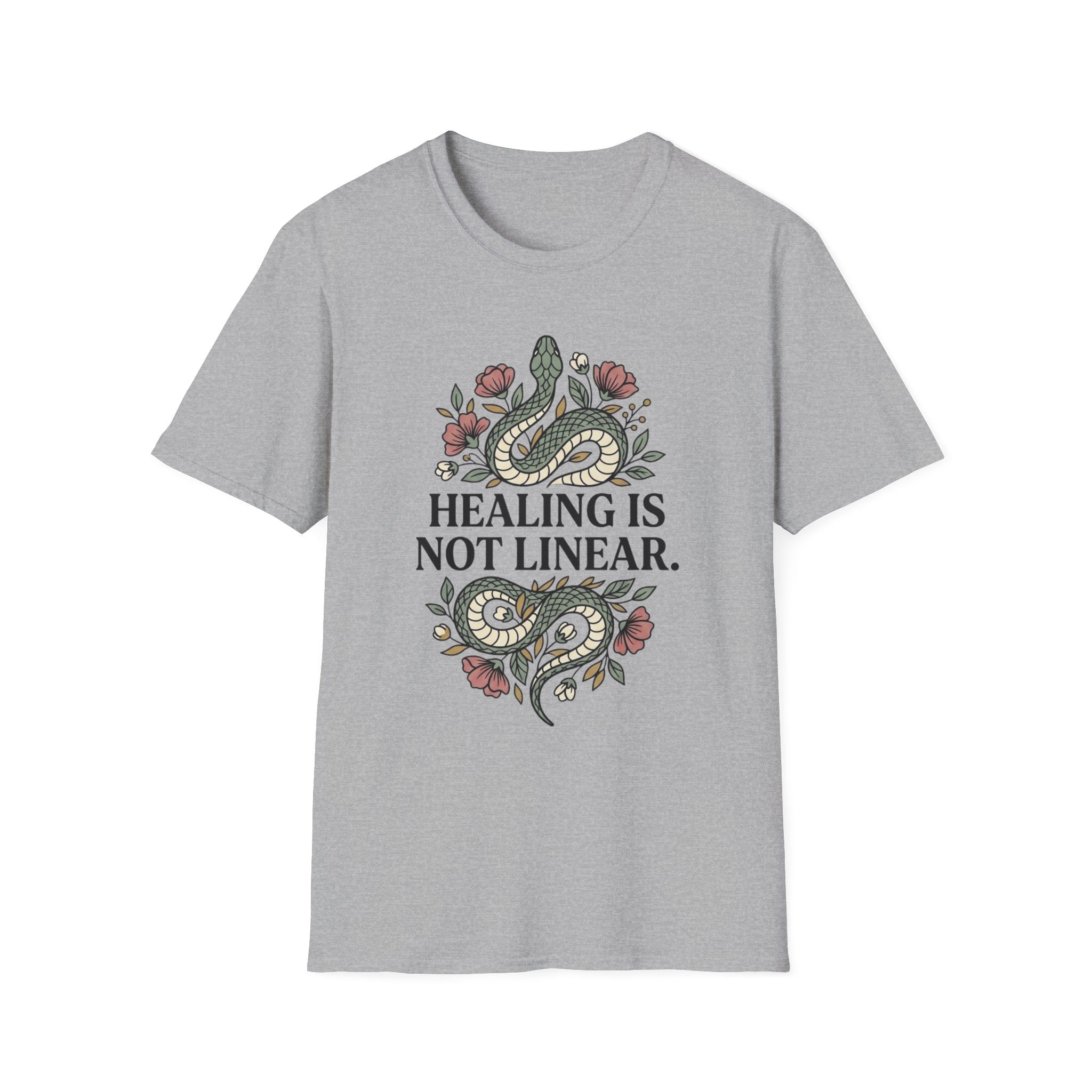 Healing Is Not Linear Snake T-Shirt