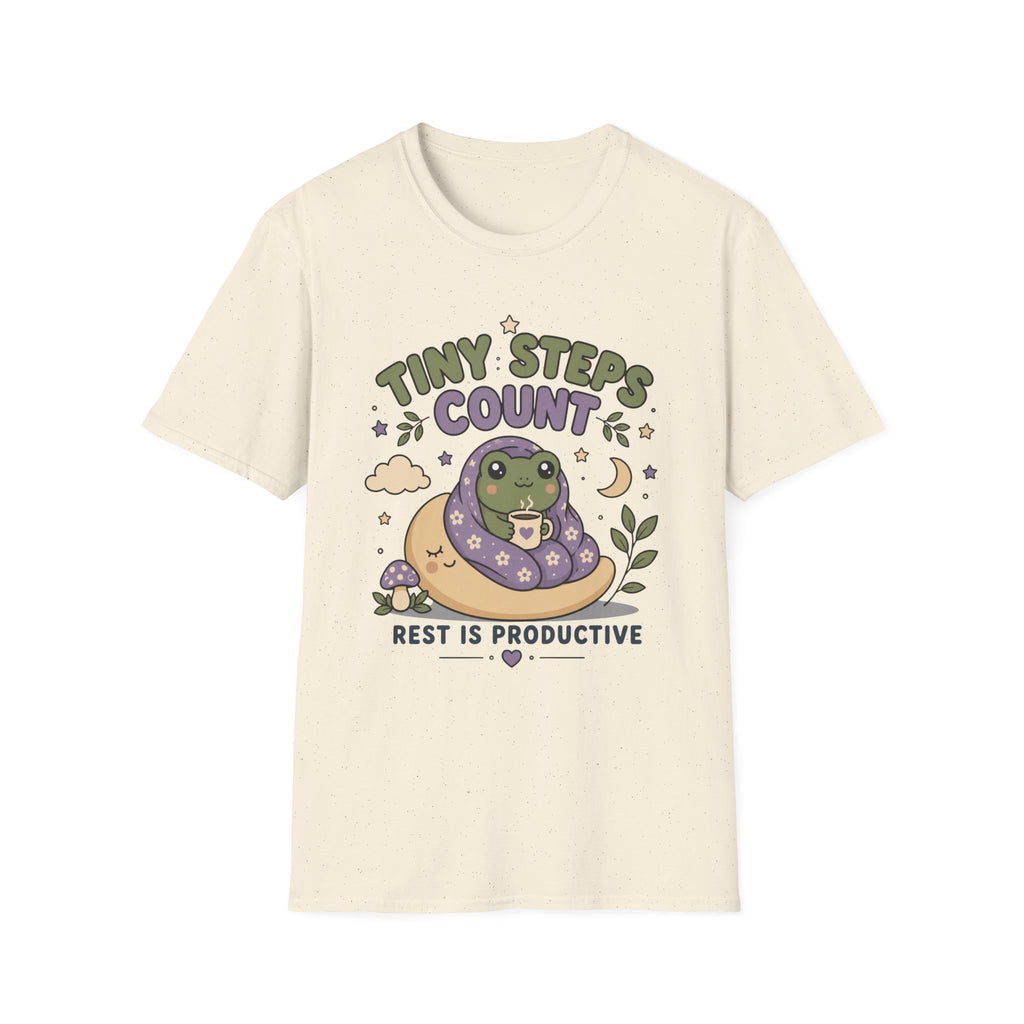 Tiny Steps Count frog T-Shirt