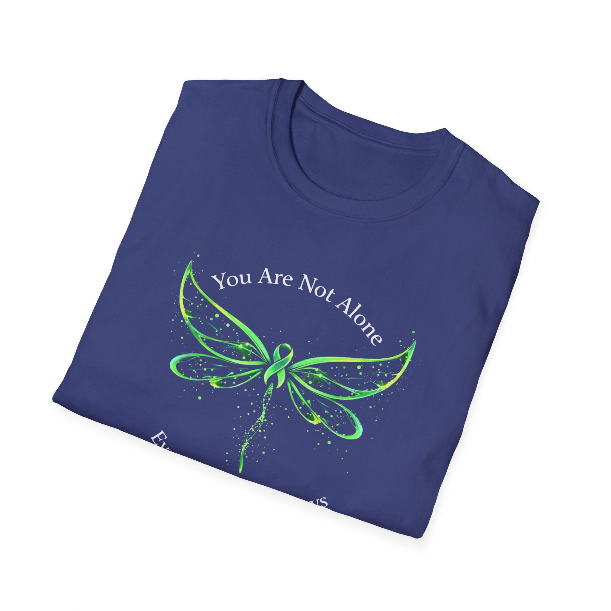 You're Not Alone Dragonfly Dark T-Shirt