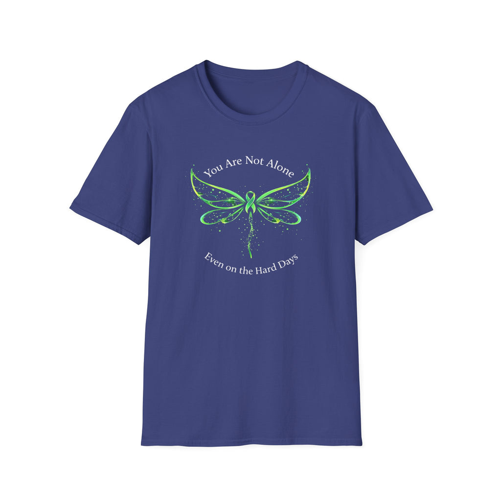 You're Not Alone Dragonfly Dark T-Shirt