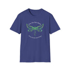 You're Not Alone Dragonfly Dark T-Shirt