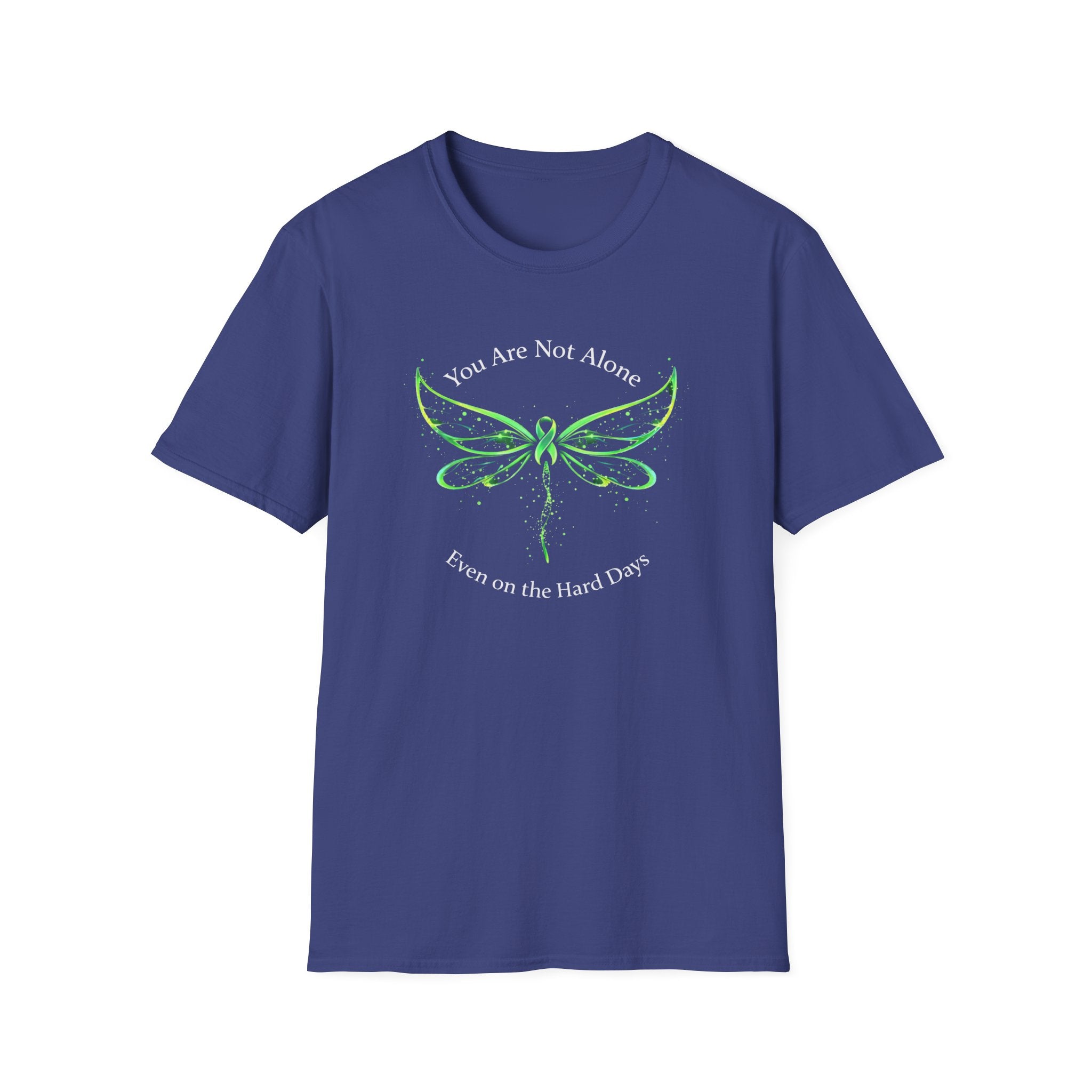 You're Not Alone Dragonfly Dark T-Shirt