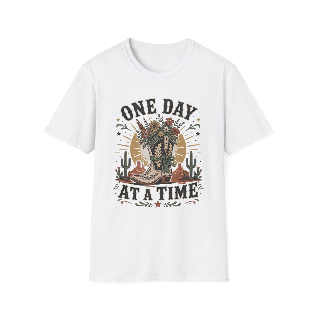 One Day At A Time Western T-Shirt