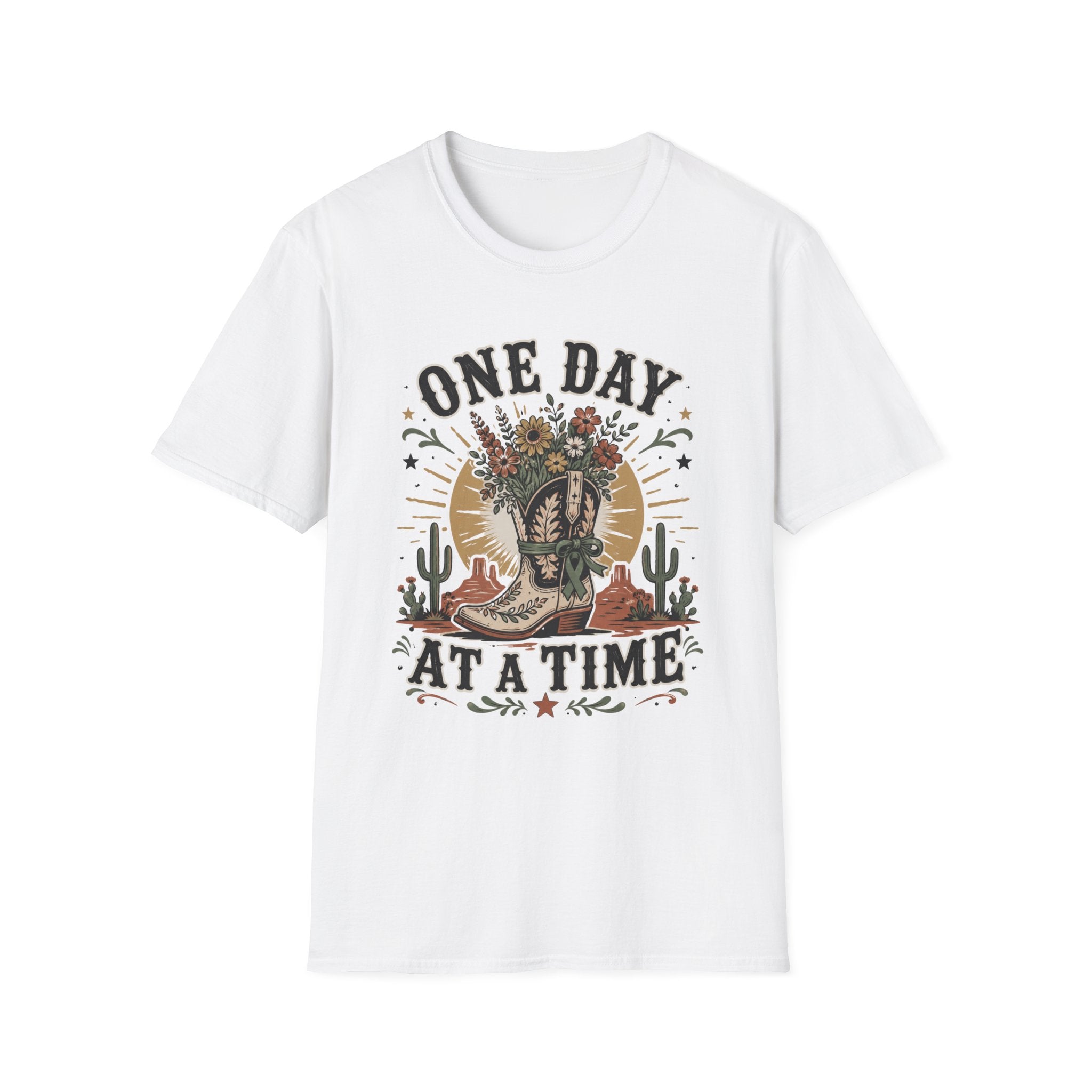 One Day At A Time Western T-Shirt