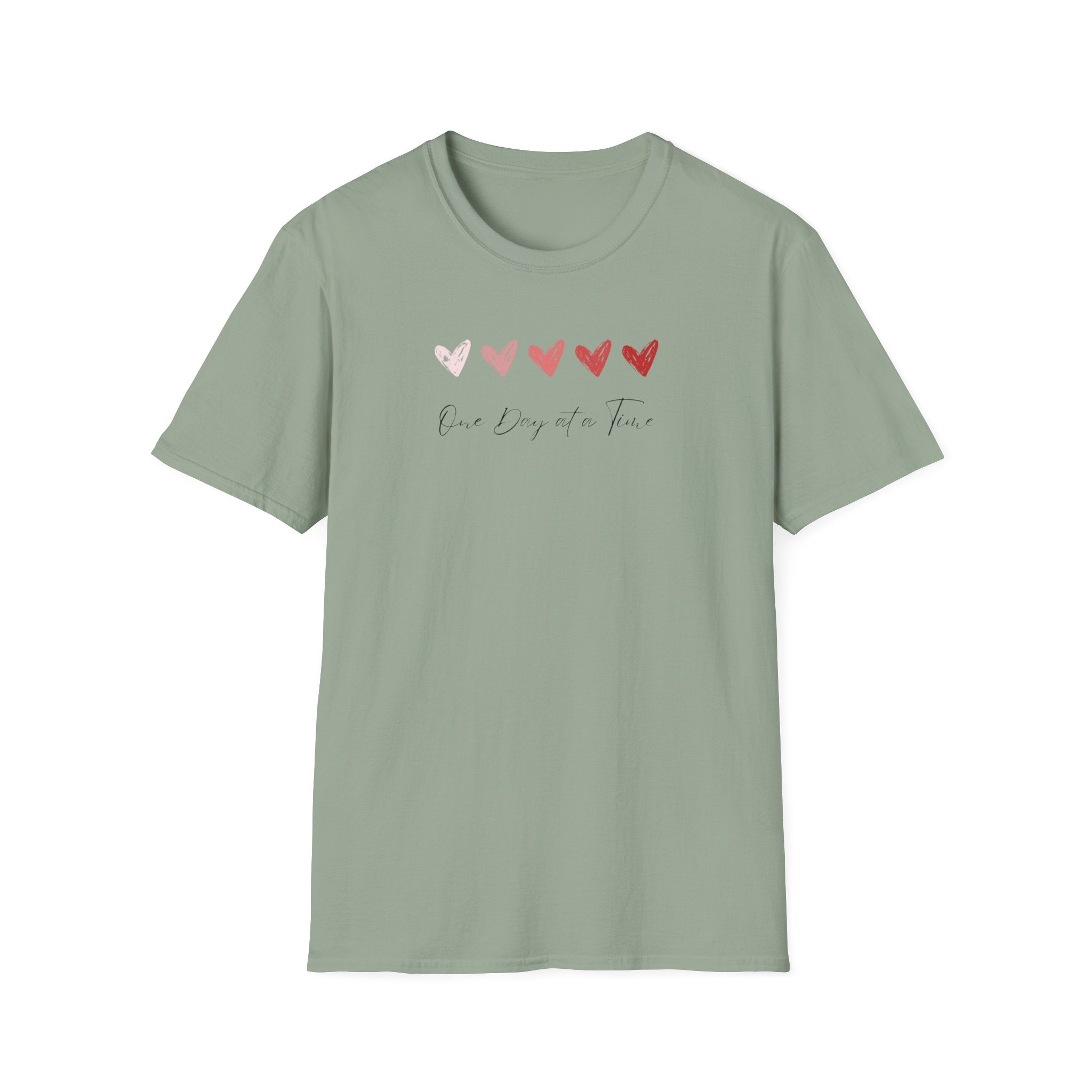 One Day At A Time Hearts T-Shirt