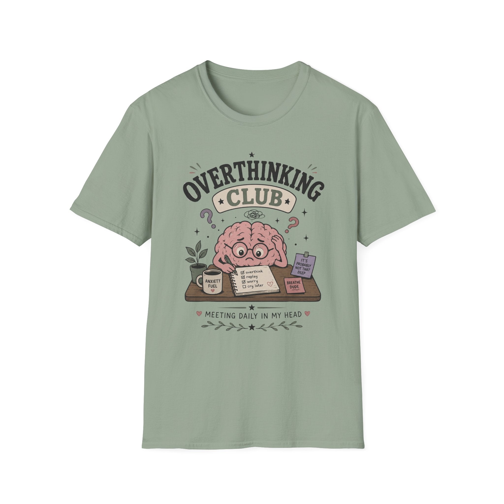 Overthinking Club Meeting T-Shirt