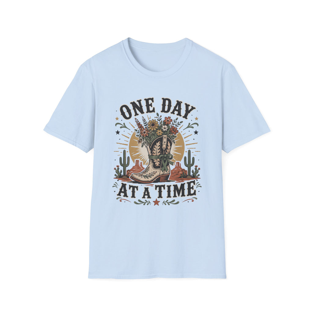 One Day At A Time Western T-Shirt