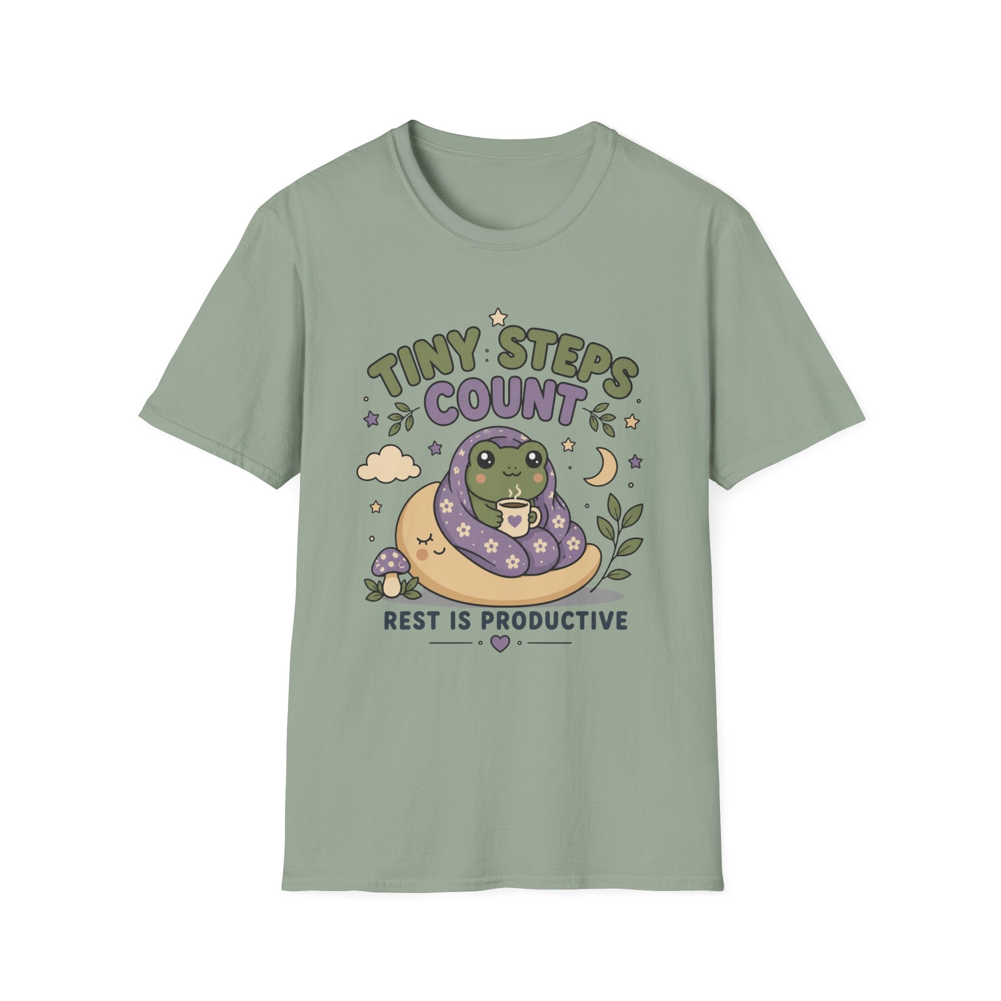 Tiny Steps Count frog T-Shirt