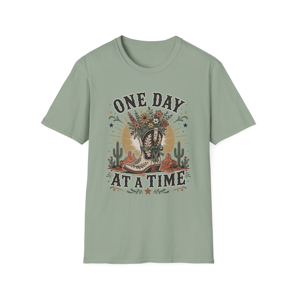 One Day At A Time Western T-Shirt