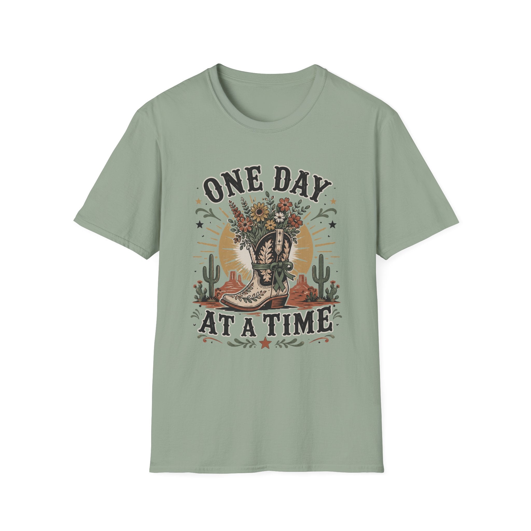 One Day At A Time Western T-Shirt