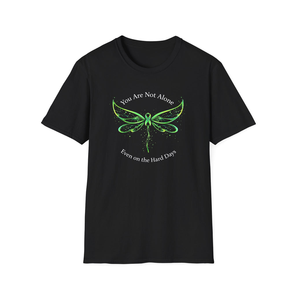 You're Not Alone Dragonfly Dark T-Shirt