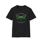 You're Not Alone Dragonfly Dark T-Shirt