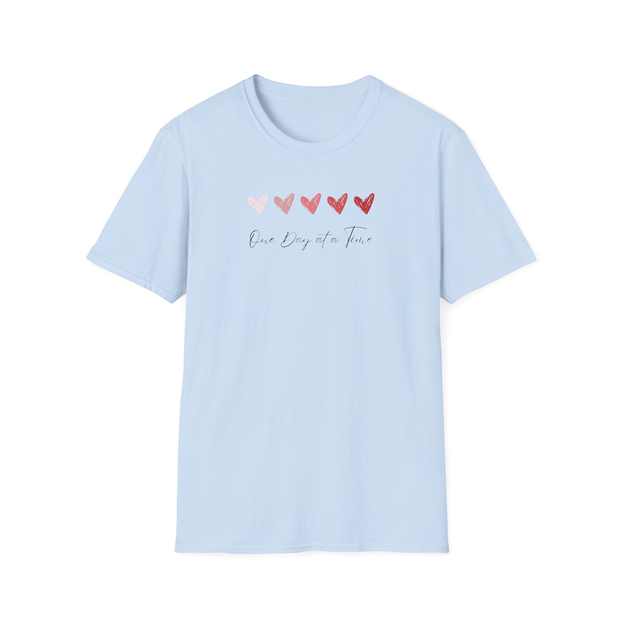 One Day At A Time Hearts T-Shirt