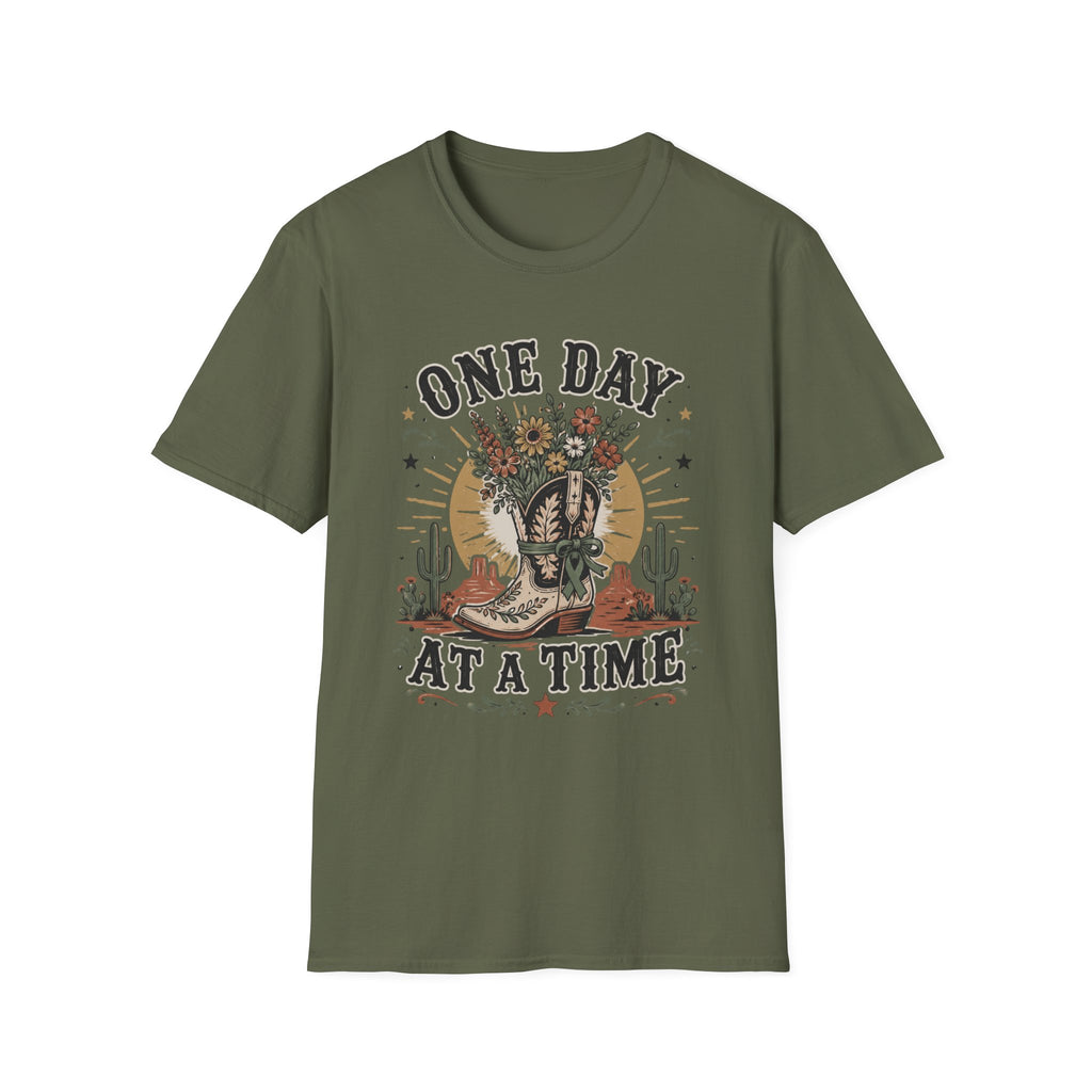 One Day At A Time Western T-Shirt