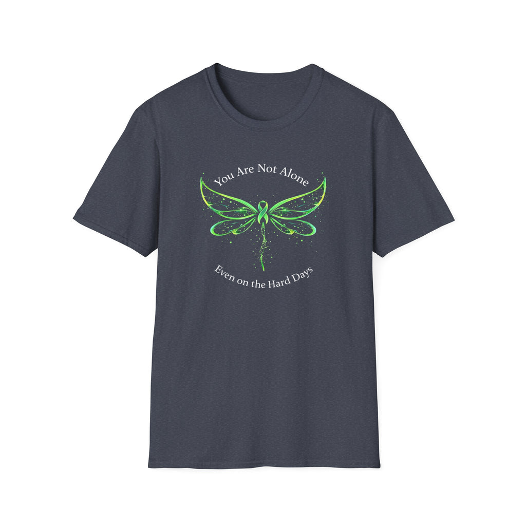 You're Not Alone Dragonfly Dark T-Shirt