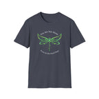 You're Not Alone Dragonfly Dark T-Shirt