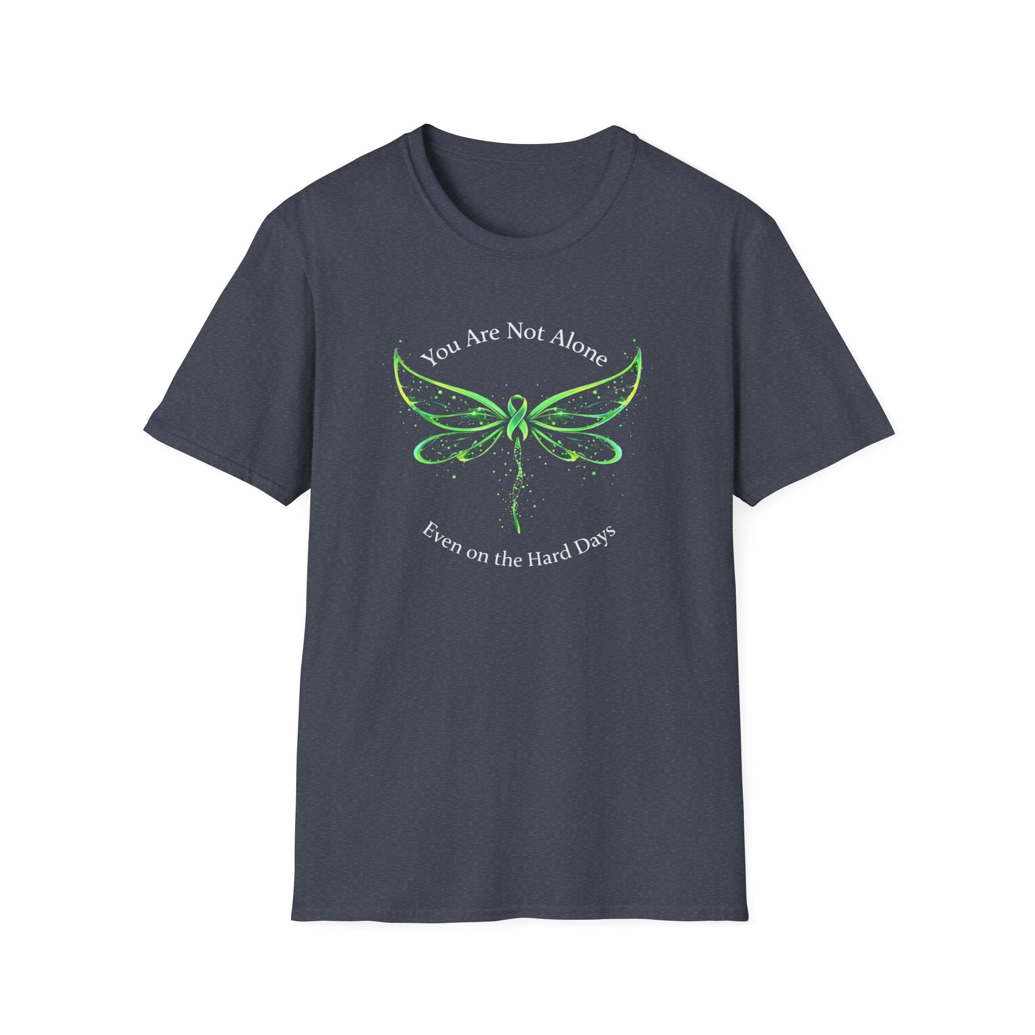 You're Not Alone Dragonfly Dark T-Shirt