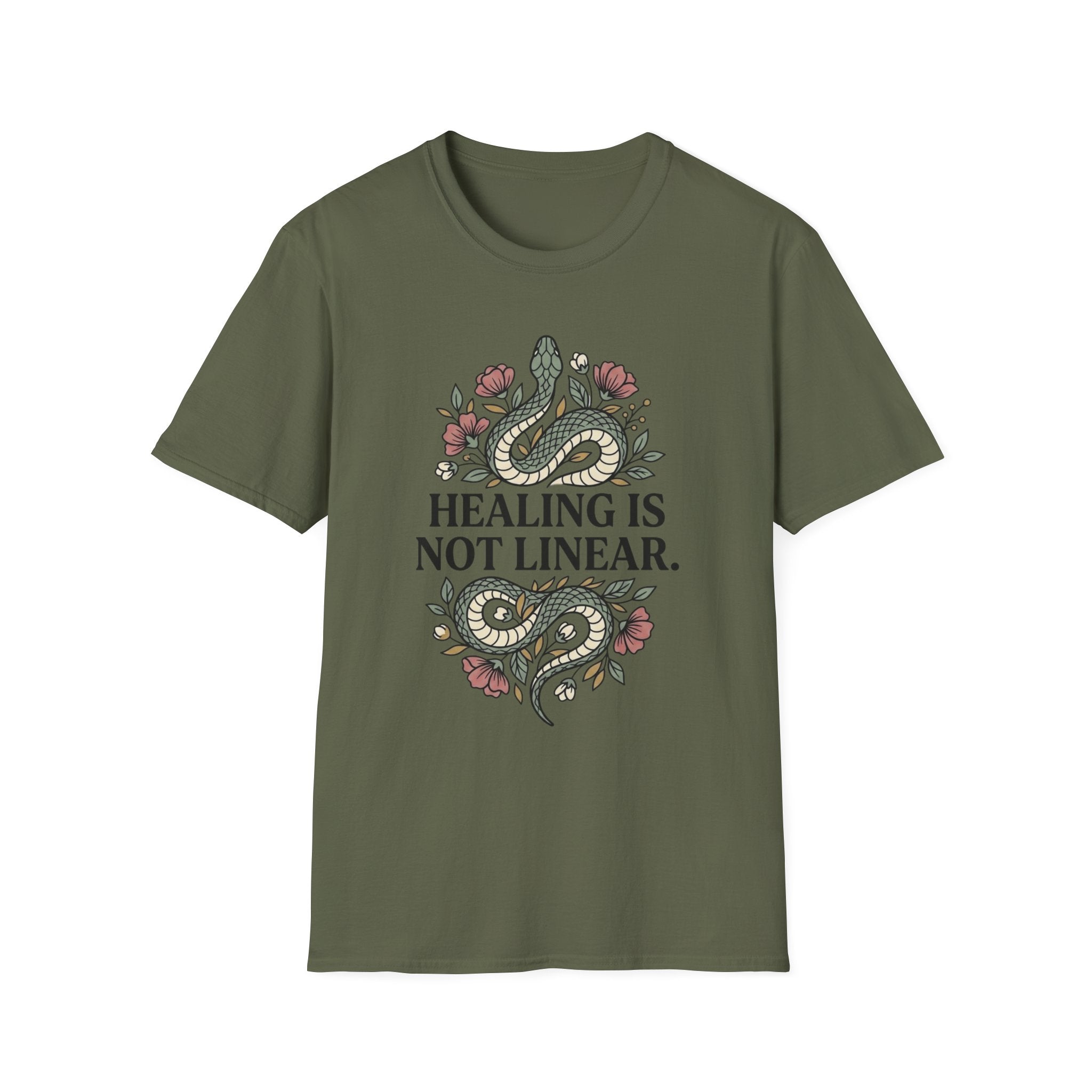 Healing Is Not Linear Snake T-Shirt