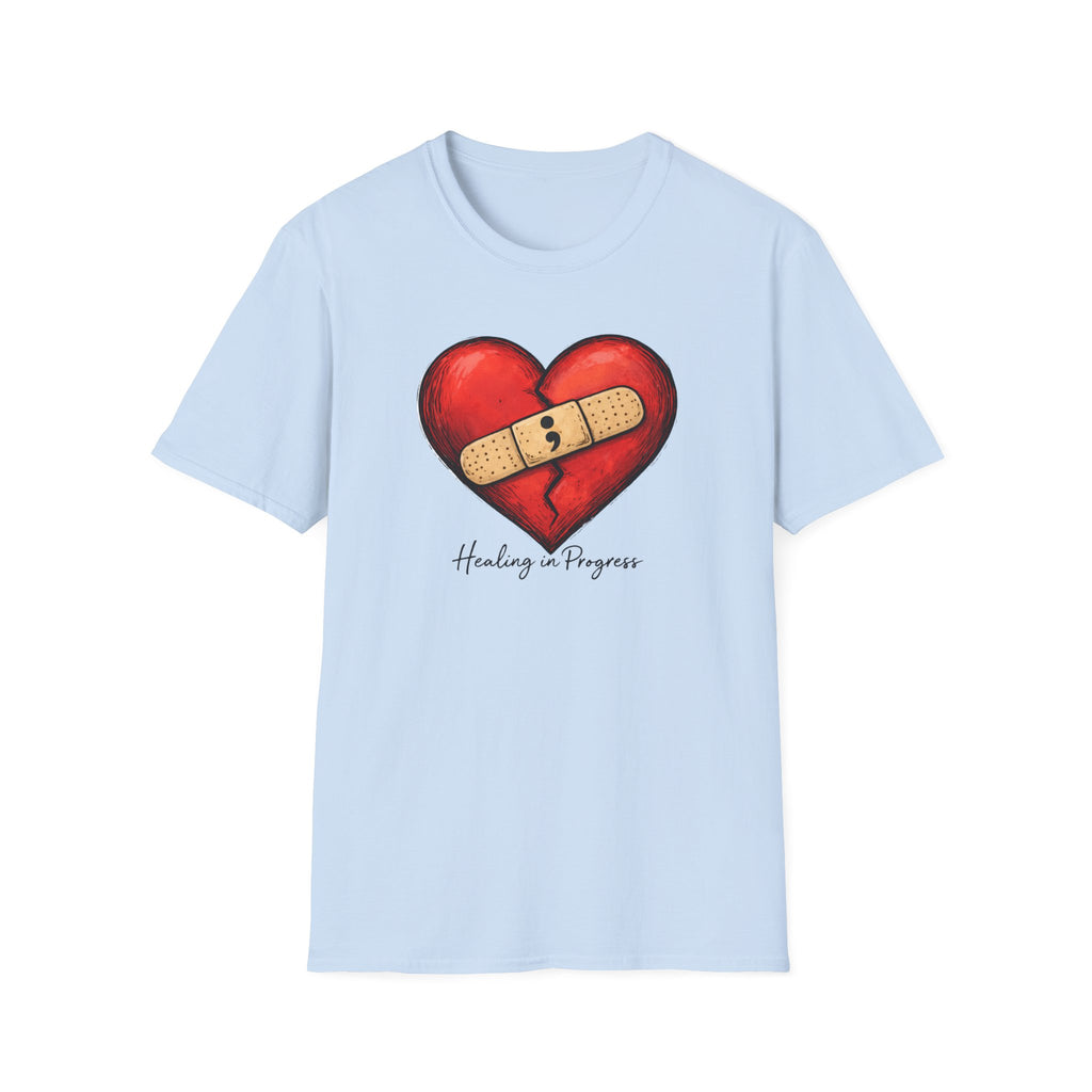 Healing In Progress Heart T-Shirt