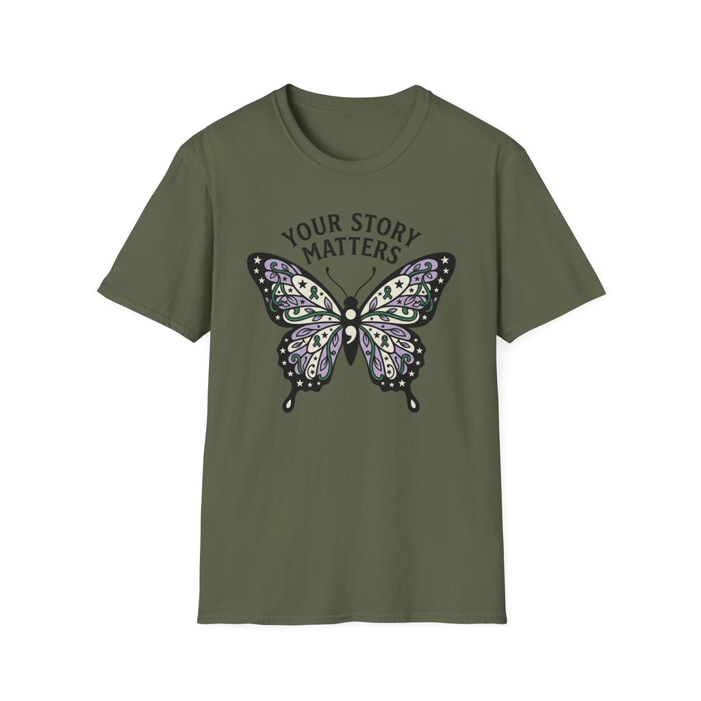 Your Story Matters Butterfly T-Shirt