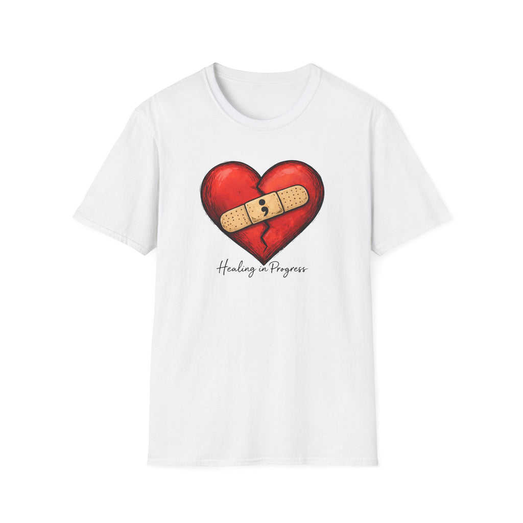 Healing In Progress Heart T-Shirt