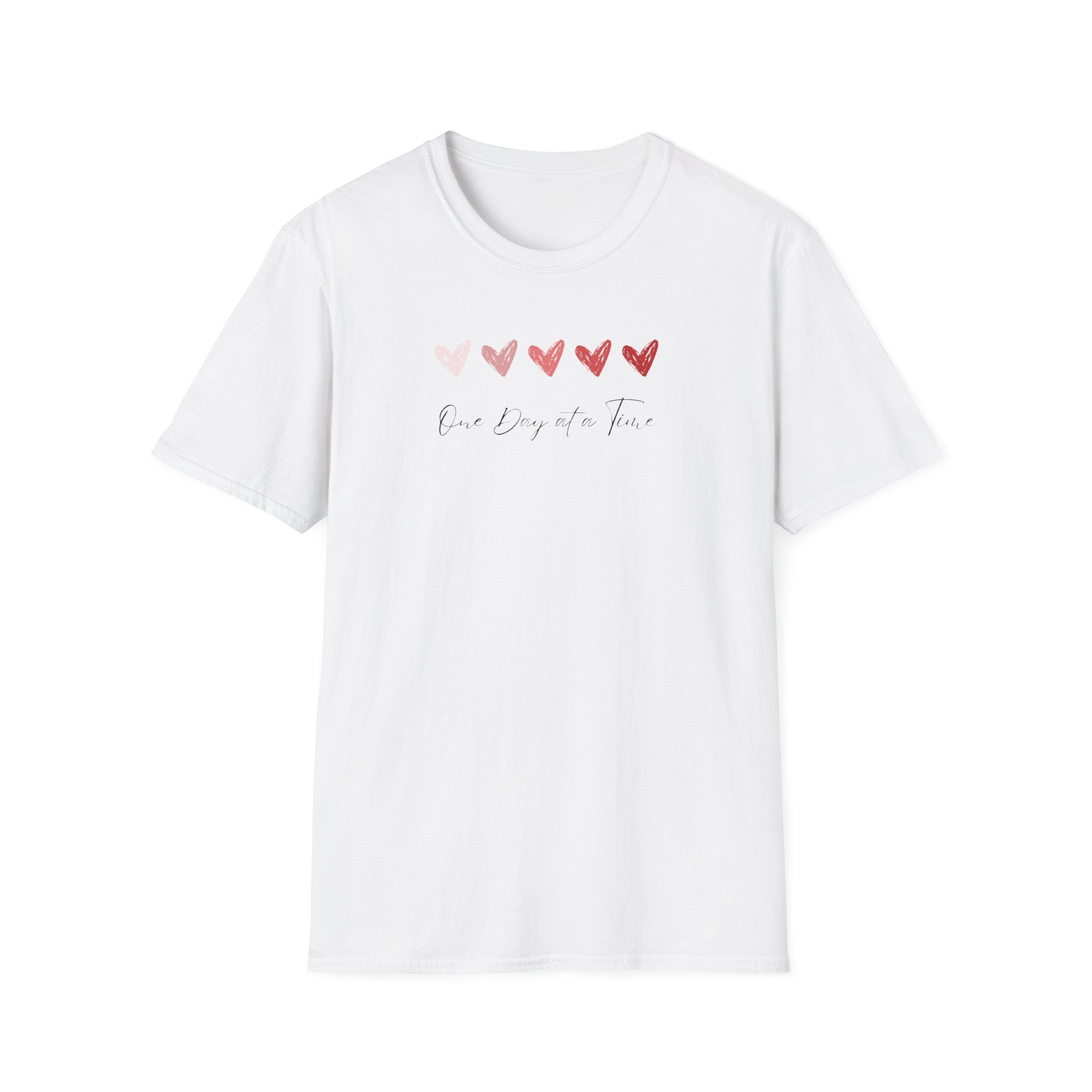 One Day At A Time Hearts T-Shirt