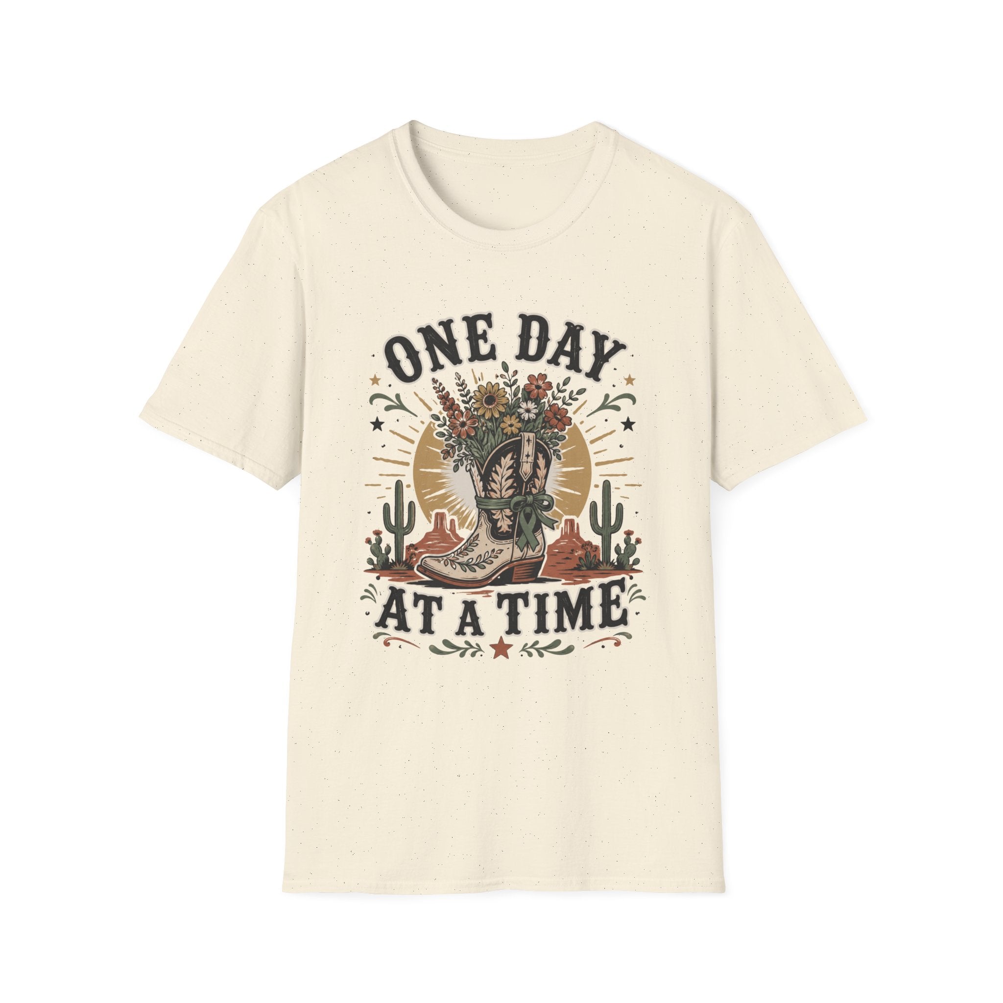 One Day At A Time Western T-Shirt